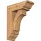 Ekena Millwork Westlake Traditional Smooth Bracket w/ Offset Brace, Western Red Cedar, 5 1/2"W x 14"D x 18"H BKT0604X14X18WTL01SWR - alternate 1